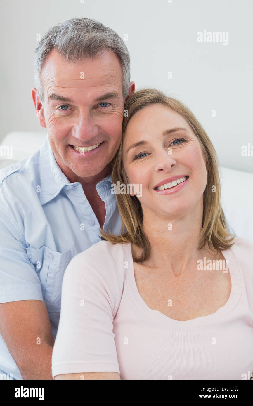 Portrait happy couple home hi-res stock photography and images - Alamy