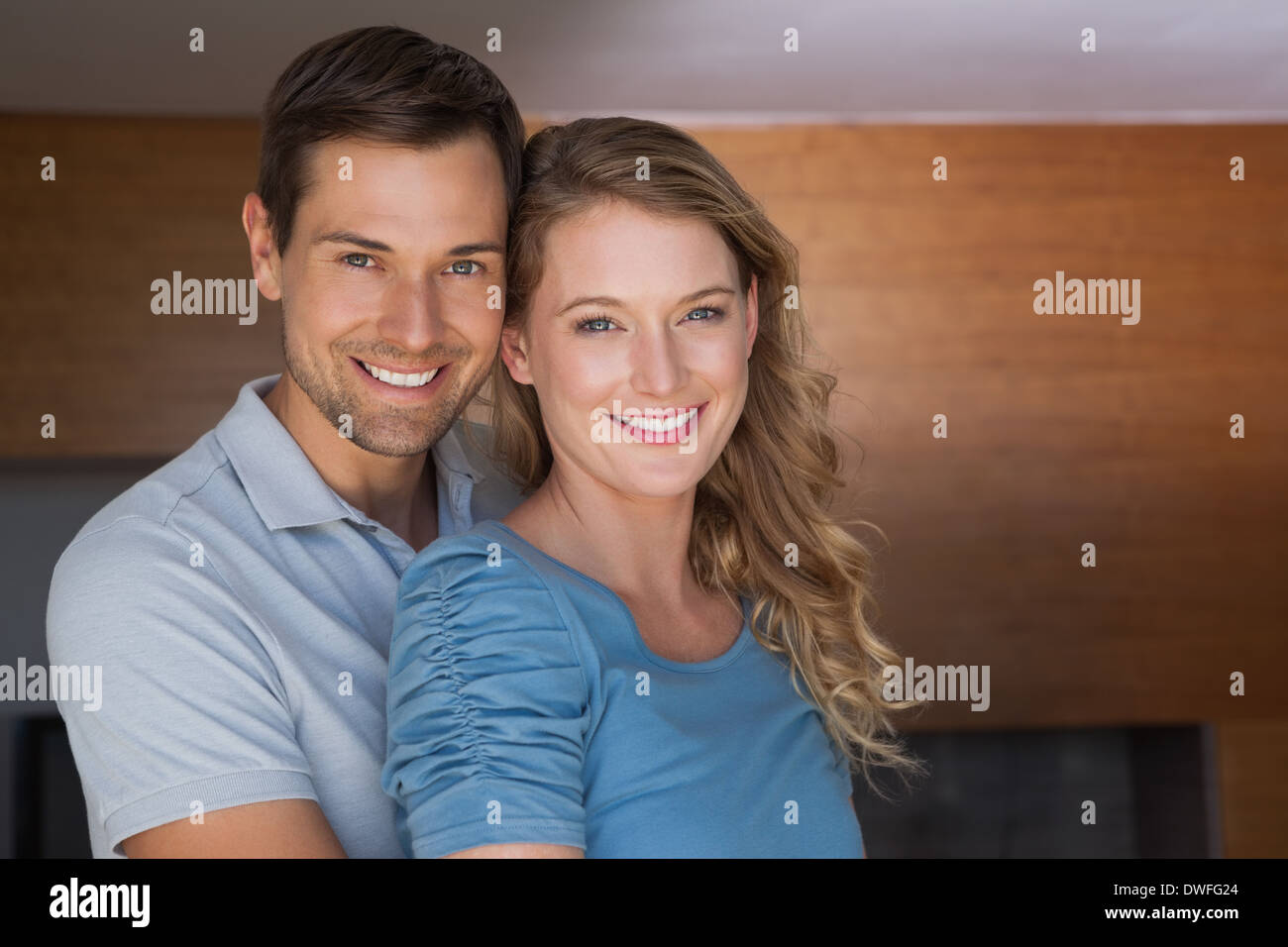 Portrait of a loving young couple Stock Photo
