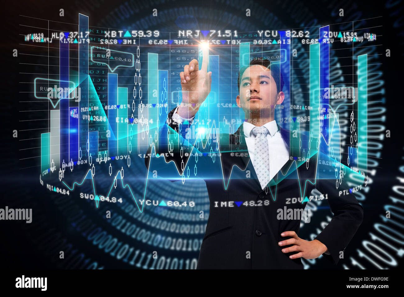 Data interface hi-res stock photography and images - Alamy