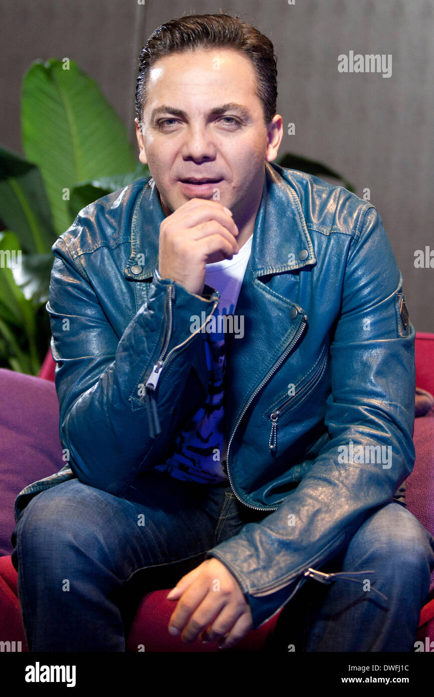 Mexican singer Cristian Castro presents his live album 'En Primera Fila: Dia  2' at the Hotel Me in Madrid on March 5, 2014 Stock Photo - Alamy