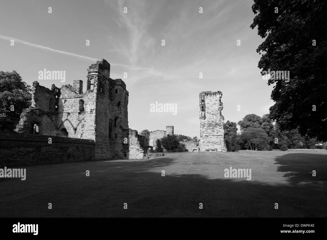 The ruins of Ashby de la Zouch Castle, Ashby de la Zouch, Leicestershire, England; Britain; UK Stock Photo