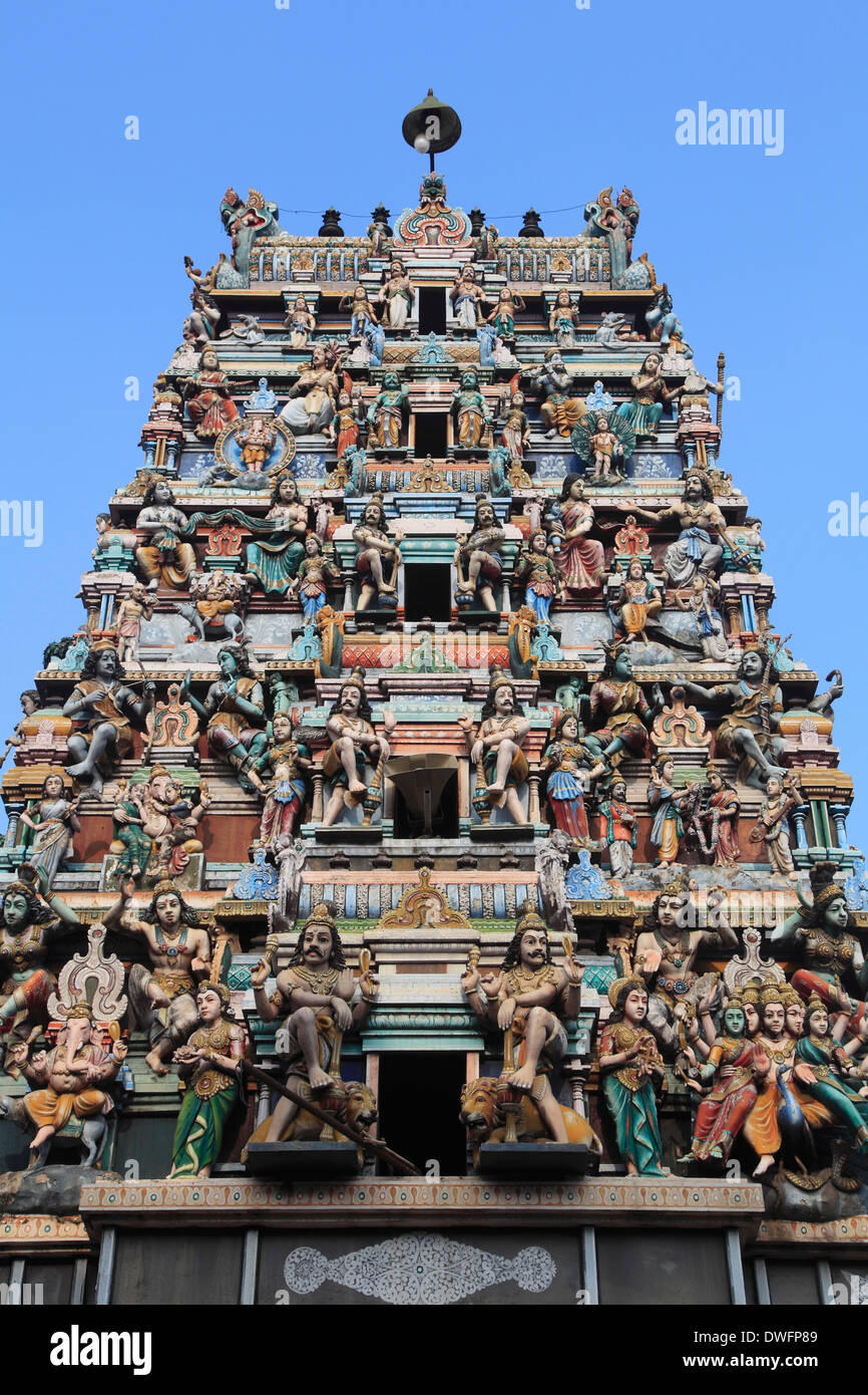Sri Lanka; Colombo, Pettah, hindu temple, kovil, Stock Photo