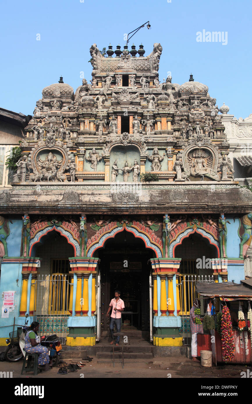 Sri Lanka; Colombo, Pettah, hindu temple, kovil, Stock Photo