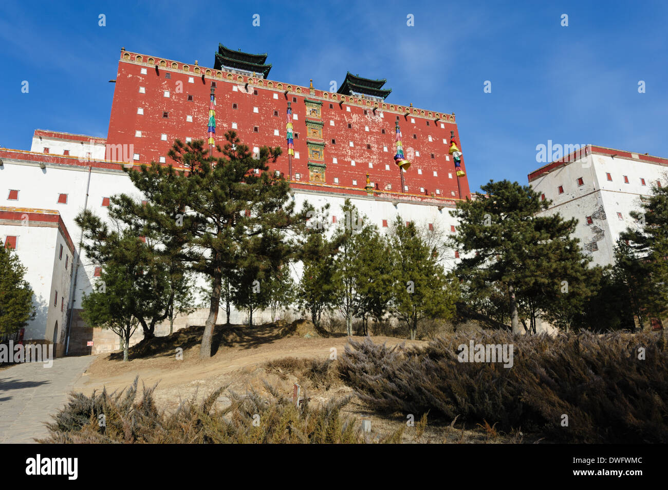 Putuo Zongcheng Temple . Hebei Province, Chengde, China. Stock Photo
