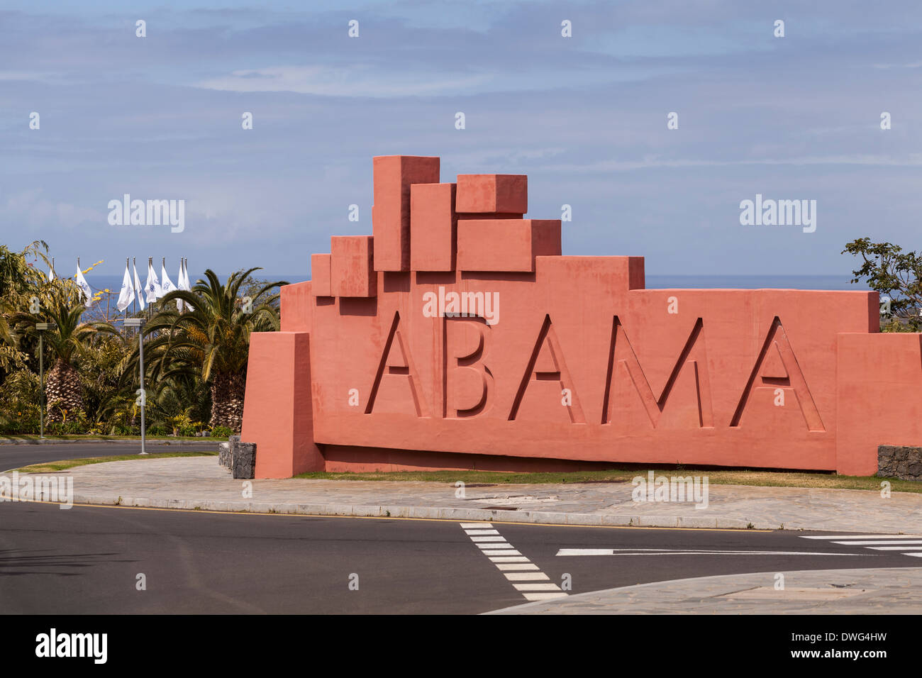 Hotel Abama 5 star resort near Playa San Juan in tenerife, canary Islands, Spain. Stock Photo