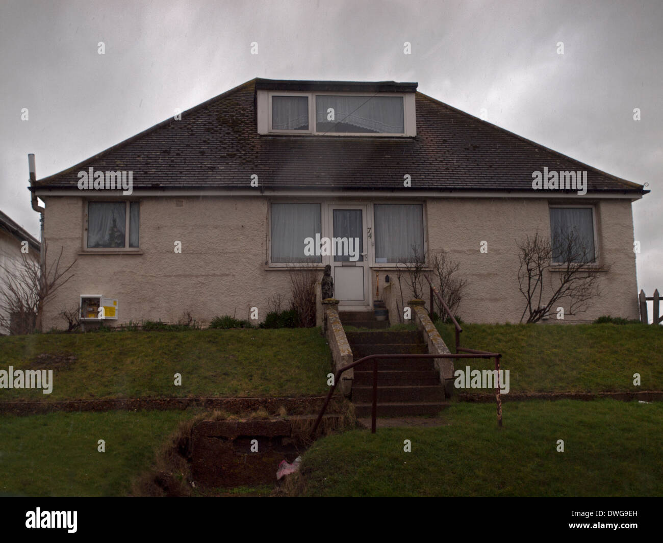 Close to Worthing, a bungalow with an attic conversion Stock Photo Alamy