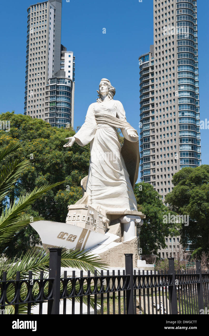 Coastguard monument, Buenos Aires Stock Photo