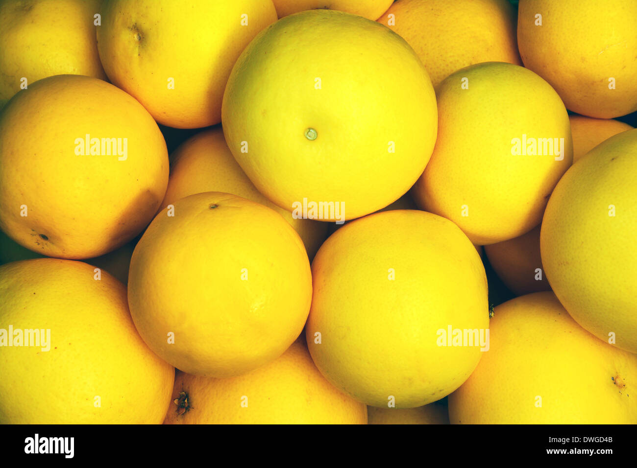 Yellow grapefruit Stock Photo