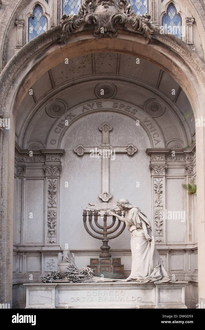 La Recoleta Cemetery, Buenos Aires Stock Photo