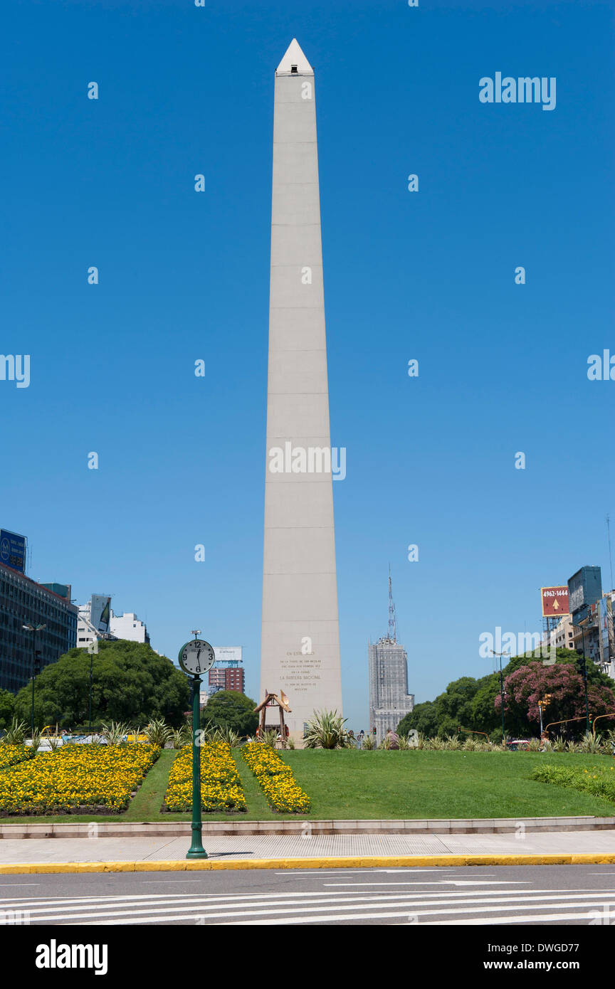 Obelisco, Buenos Aires Stock Photo