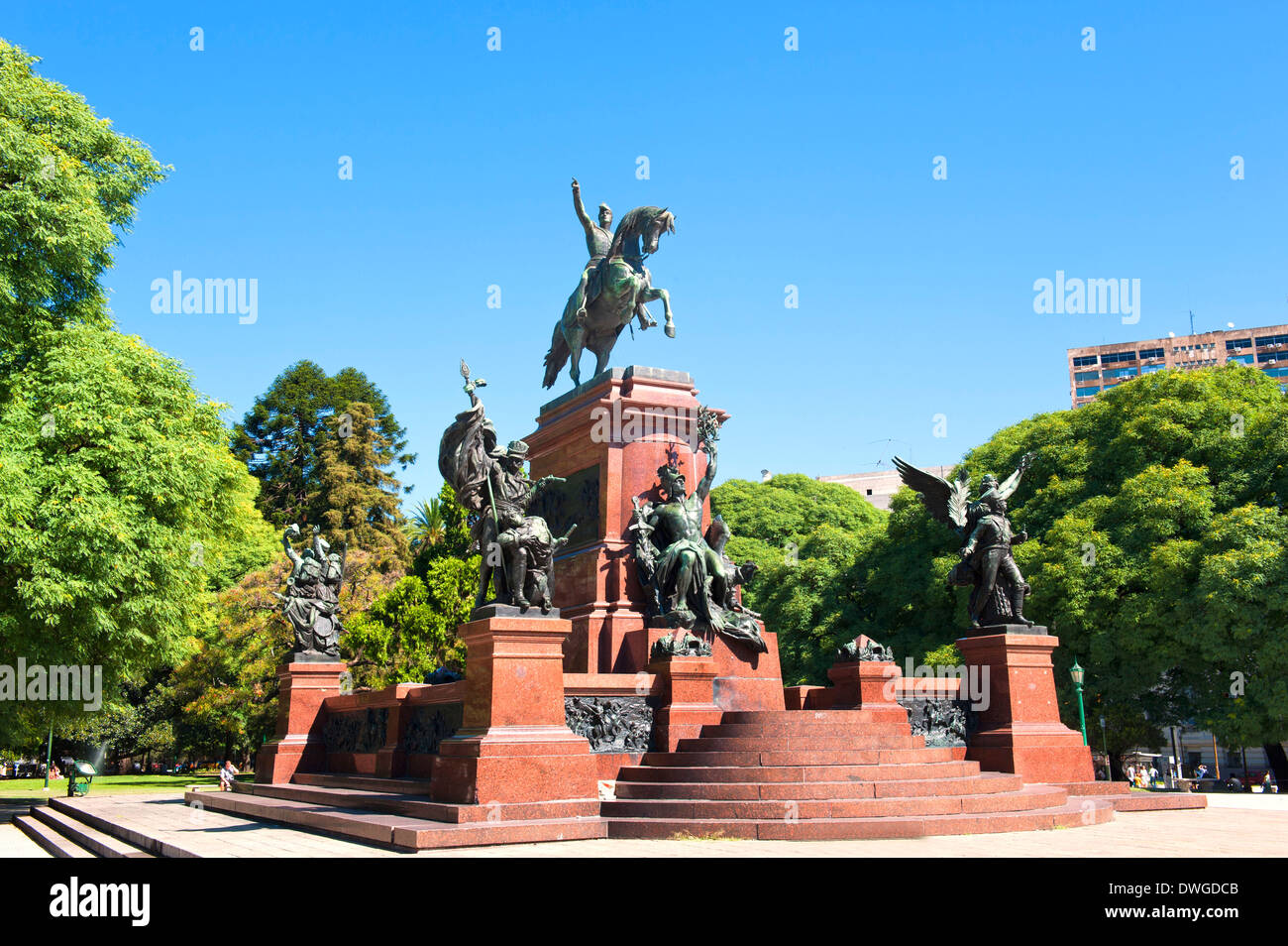 General San Martin monument, Buenos Aires Stock Photo