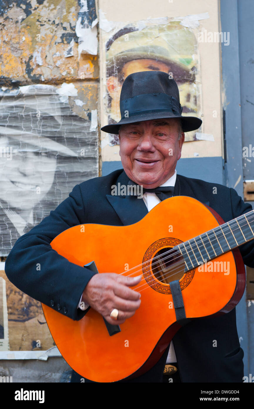 Tango Singer, Buenos Aires Stock Photo