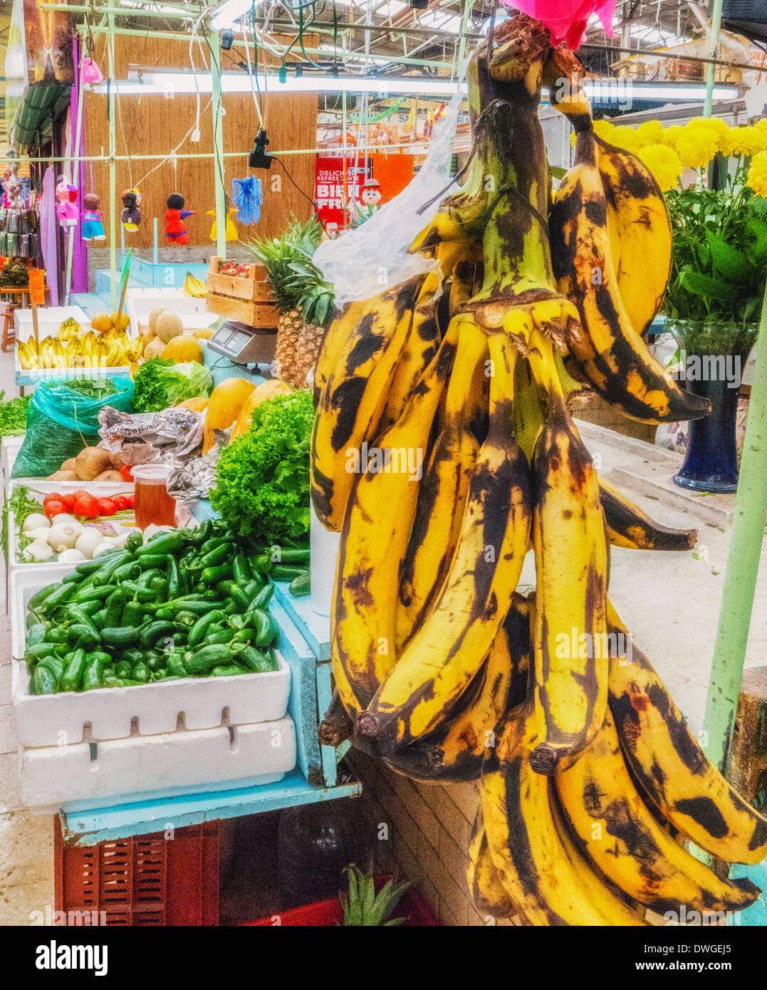 Mexican Market Stock Photo