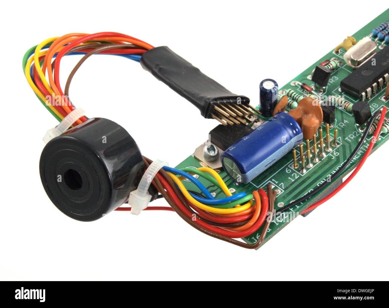 Electronic circuit board used in a computer Stock Photo Alamy