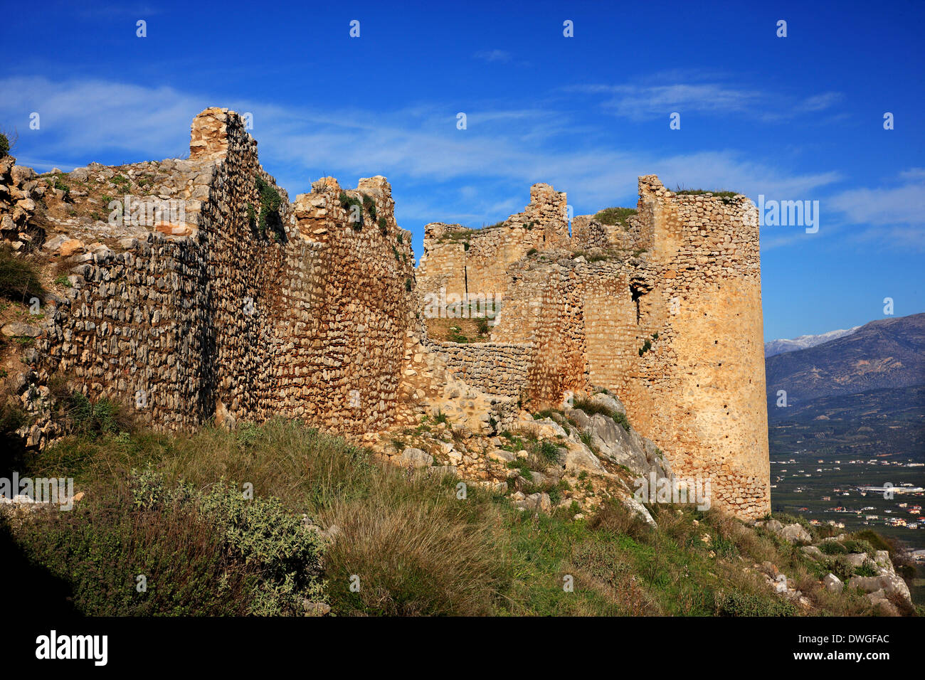 The castle of Larissa ("castle of Argos"), Argos town, Argolis ...