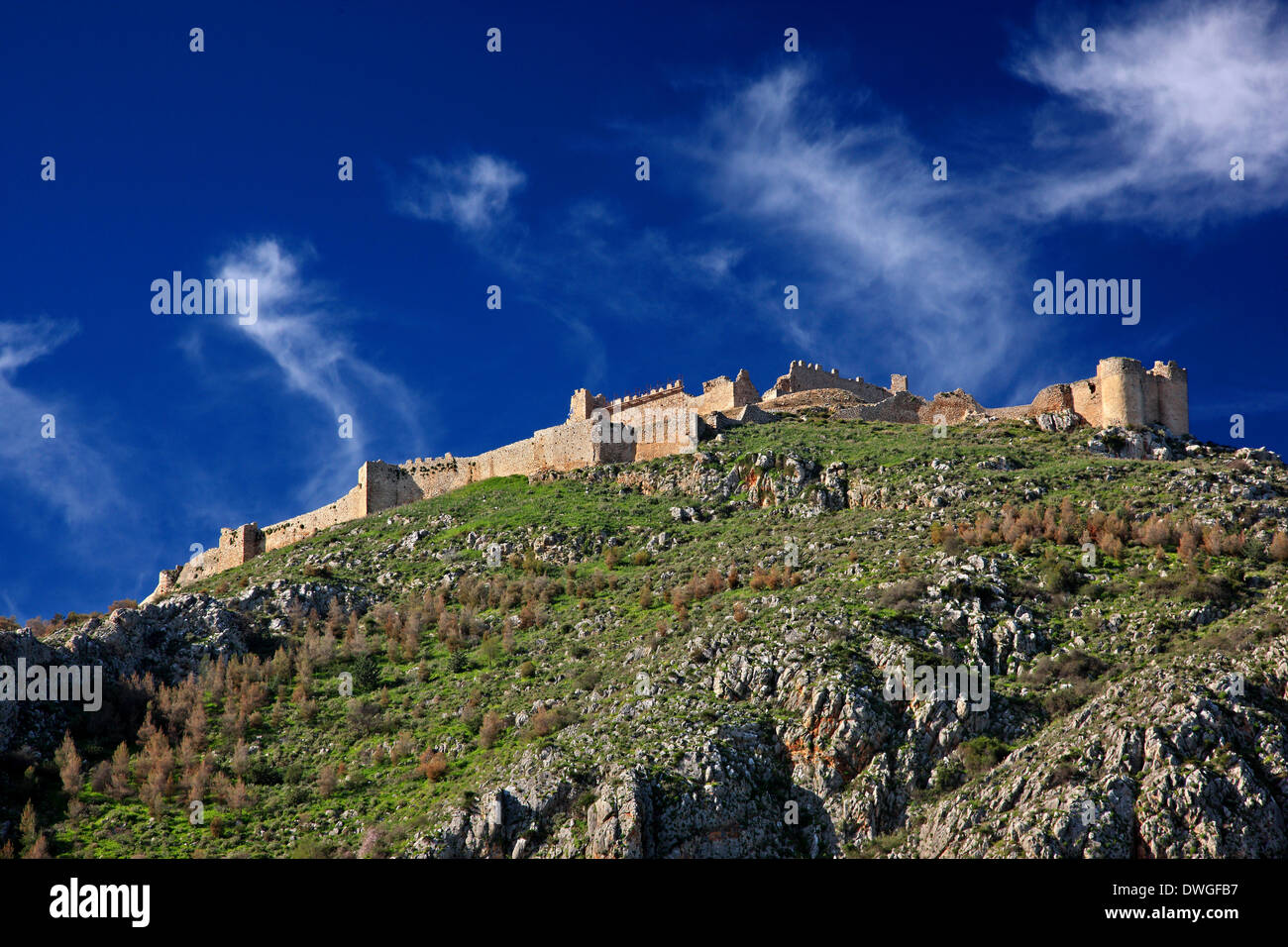 The castle of Larissa ("castle of Argos"), Argos town, Argolis ...
