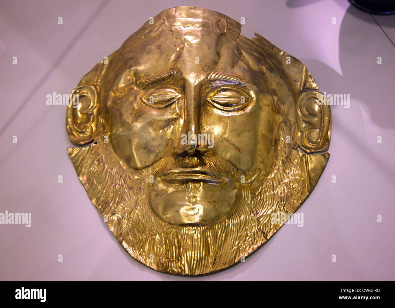Agamemnon Gold Mask Hi res Stock Photography And Images Alamy