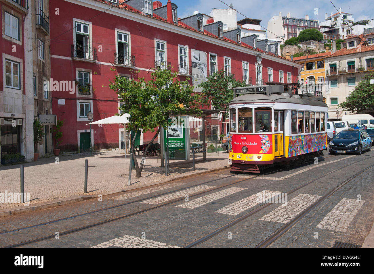 Tram, Lisbon Stock Photo