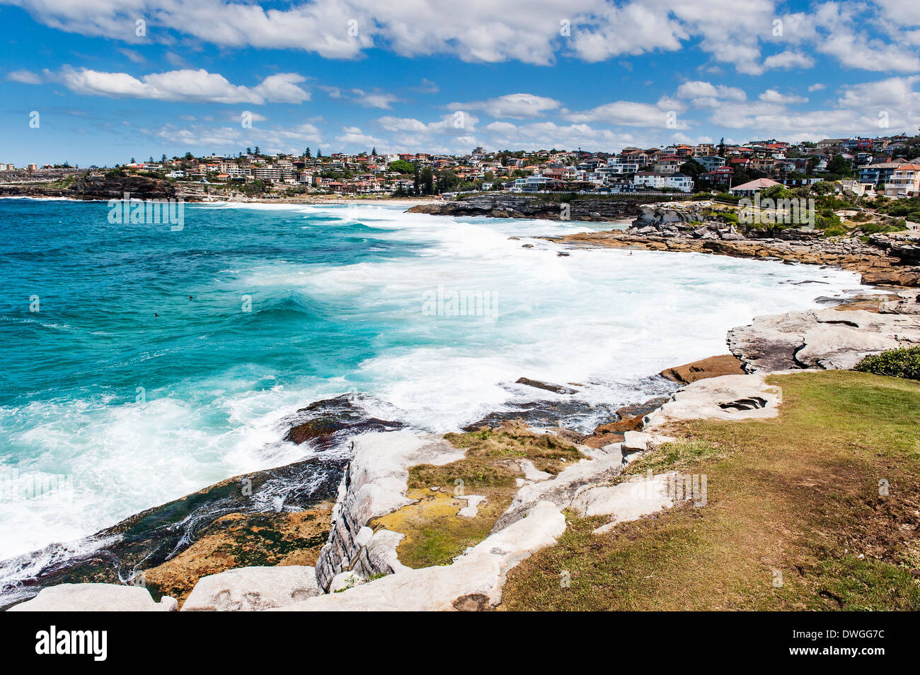Bronte Beach round the corner from Bondi Beach in Sydney Australia Stock Photo