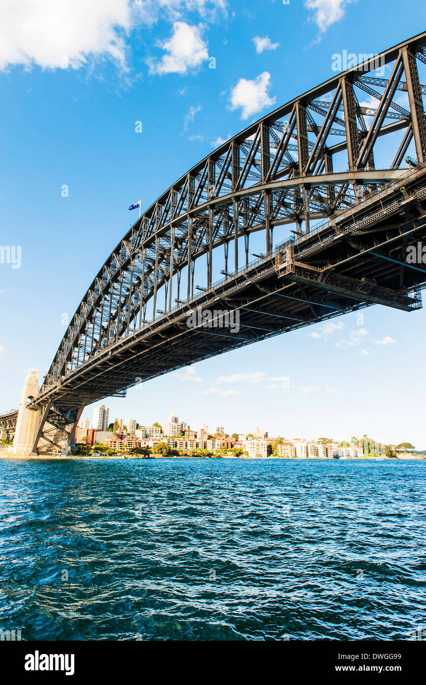 Sydney Harbour Bridge one of the most famous landmarks in Sydney, New South Wales, Australia 