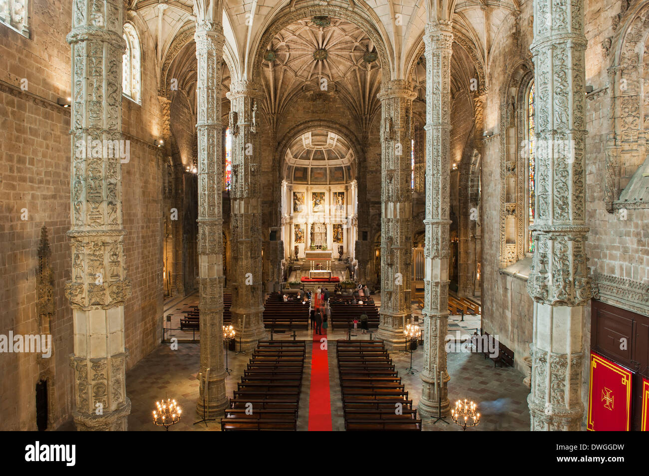 Abbey church of Santa Maria, Lisbon Stock Photo