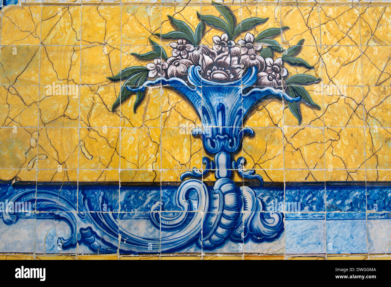 Ceramic art, Lisbon Stock Photo