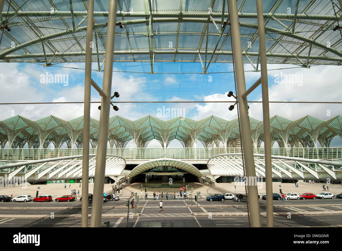 Oriente train station, Lisbon Stock Photo