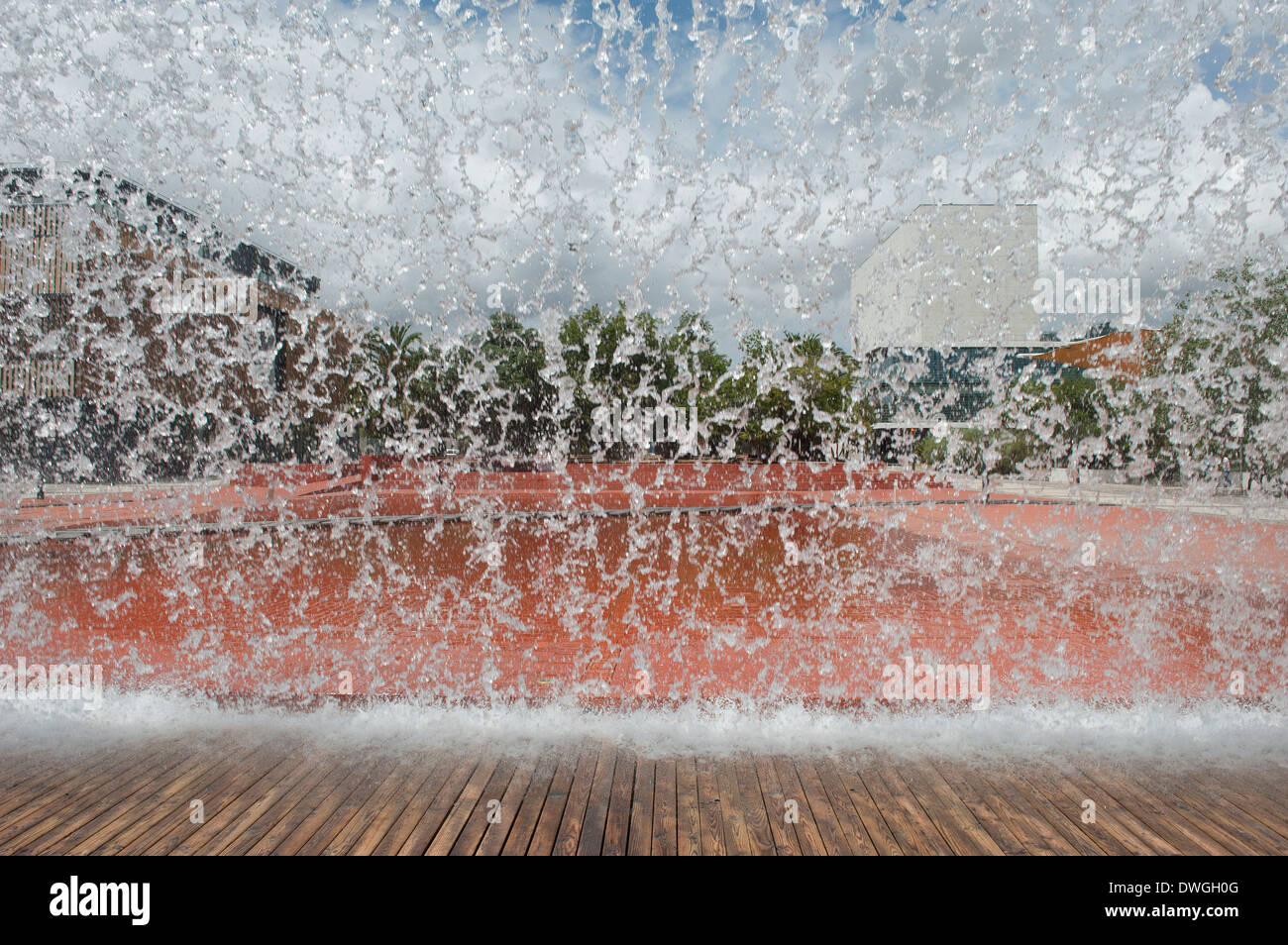 Water fountain, Lisbon Stock Photo