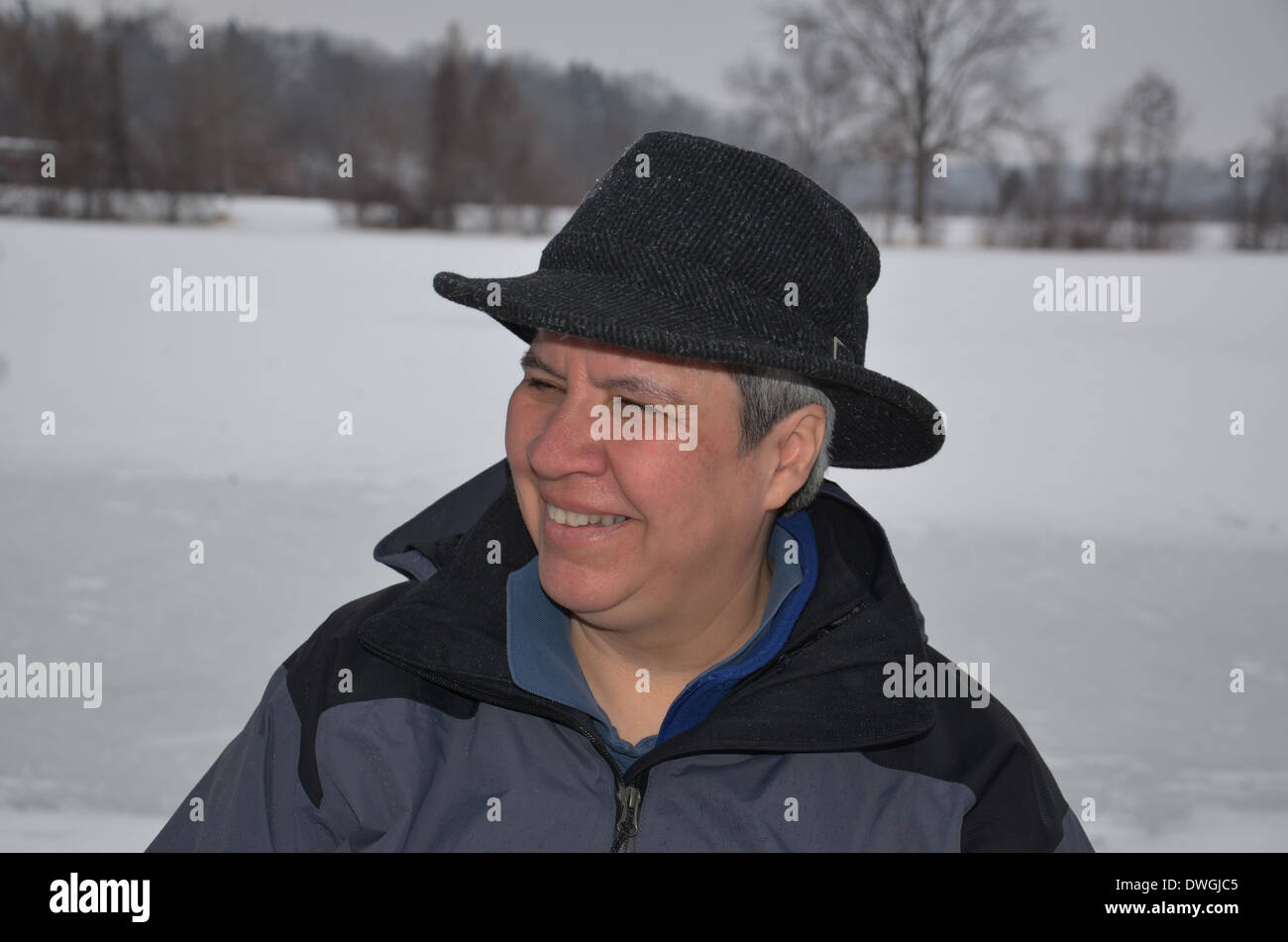 Happy older woman outdoor hi-res stock photography and images - Alamy