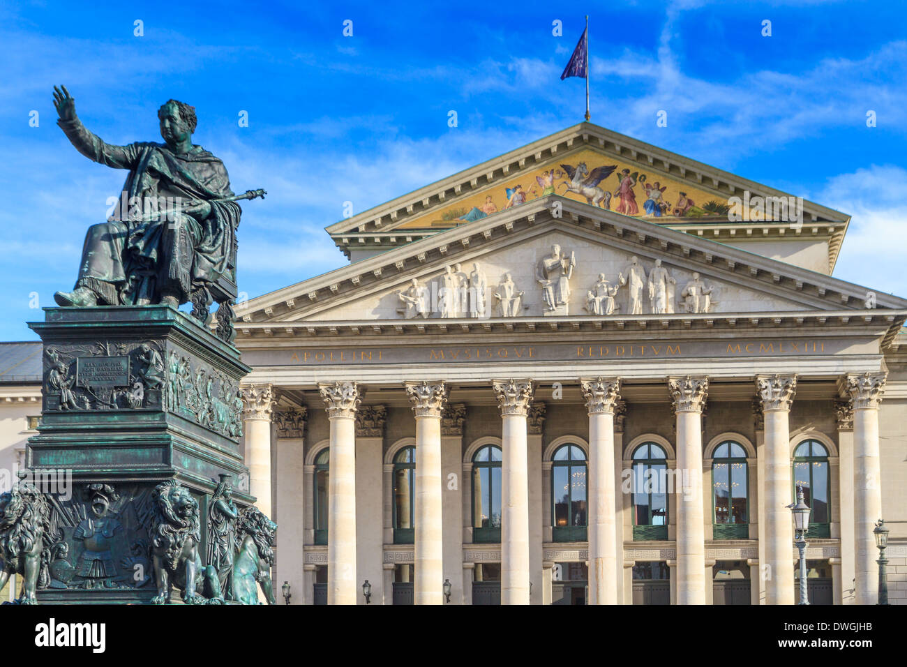 Munich, Bavarian State Opera / Bayerische Staatsoper, Germany Stock Photo