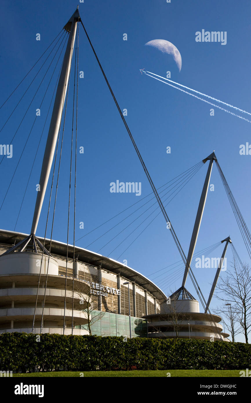 The City of Manchester Stadium in Manchester in northwest England in the United Kingdom Stock Photo