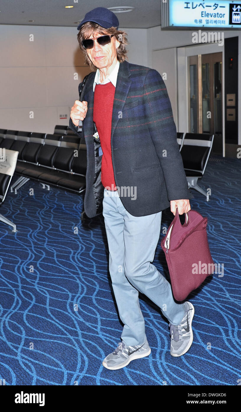 Tokyo, Japan. 8th March 2014. Mick Jagger, Mar 07, 2014 : Tokyo  