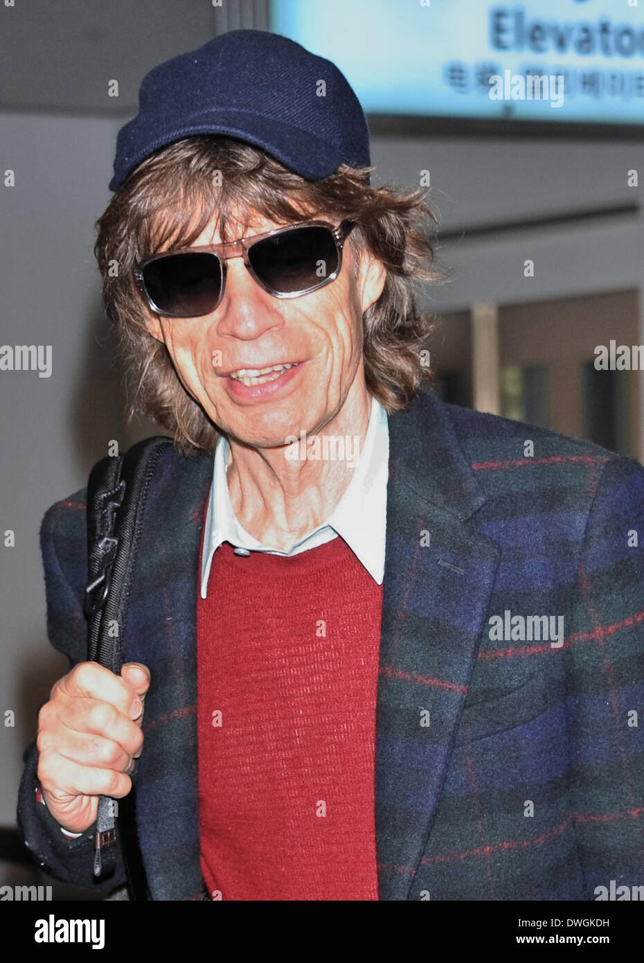 Tokyo, Japan. 8th March 2014. Mick Jagger, Mar 07, 2014 Tokyo, Japan. 8th March 2014. Mick Jagger, Mar 07, 2014