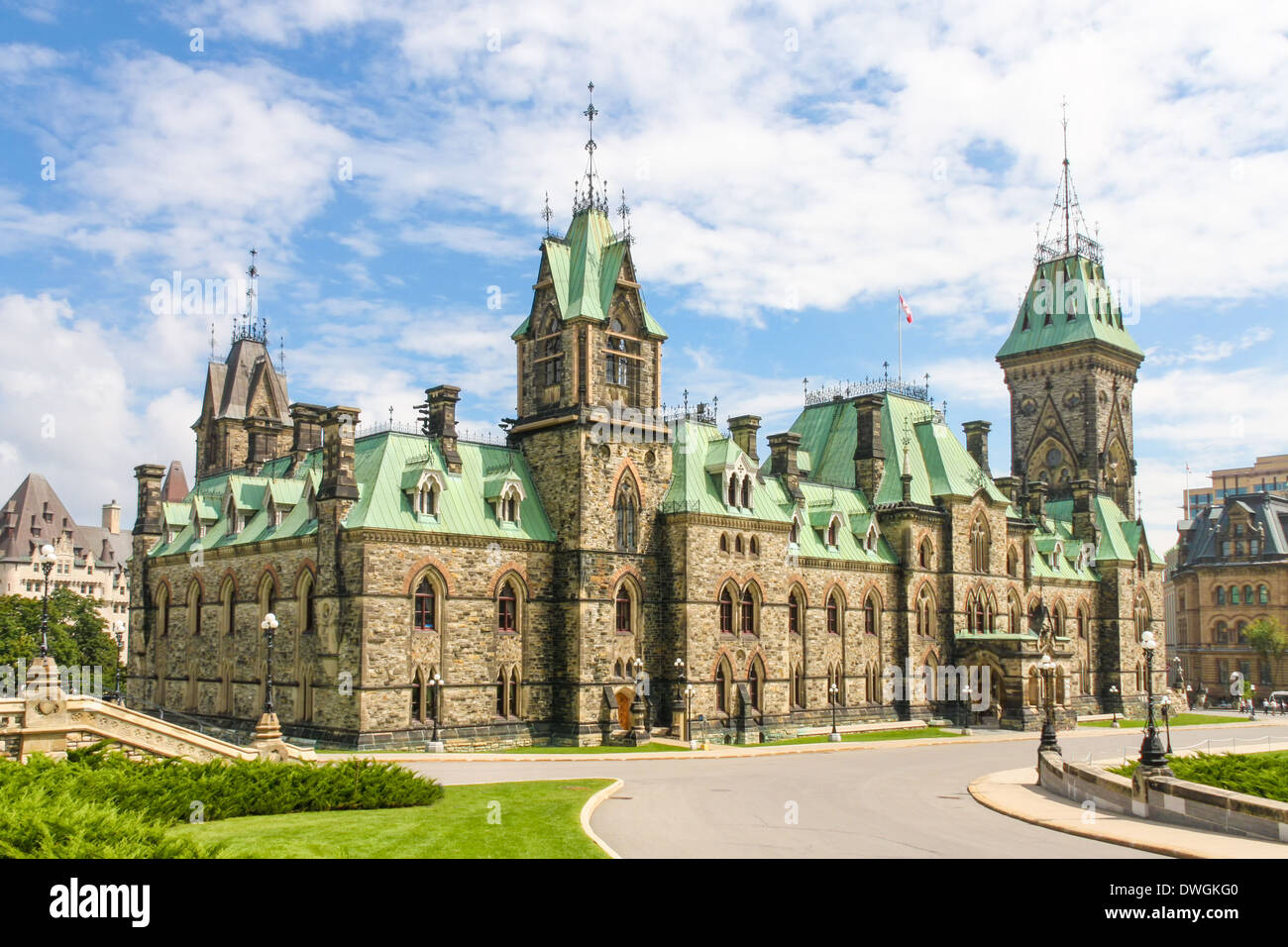 Canadian Parliament Building (gothic revival style), Ottawa, Canada Stock Photo