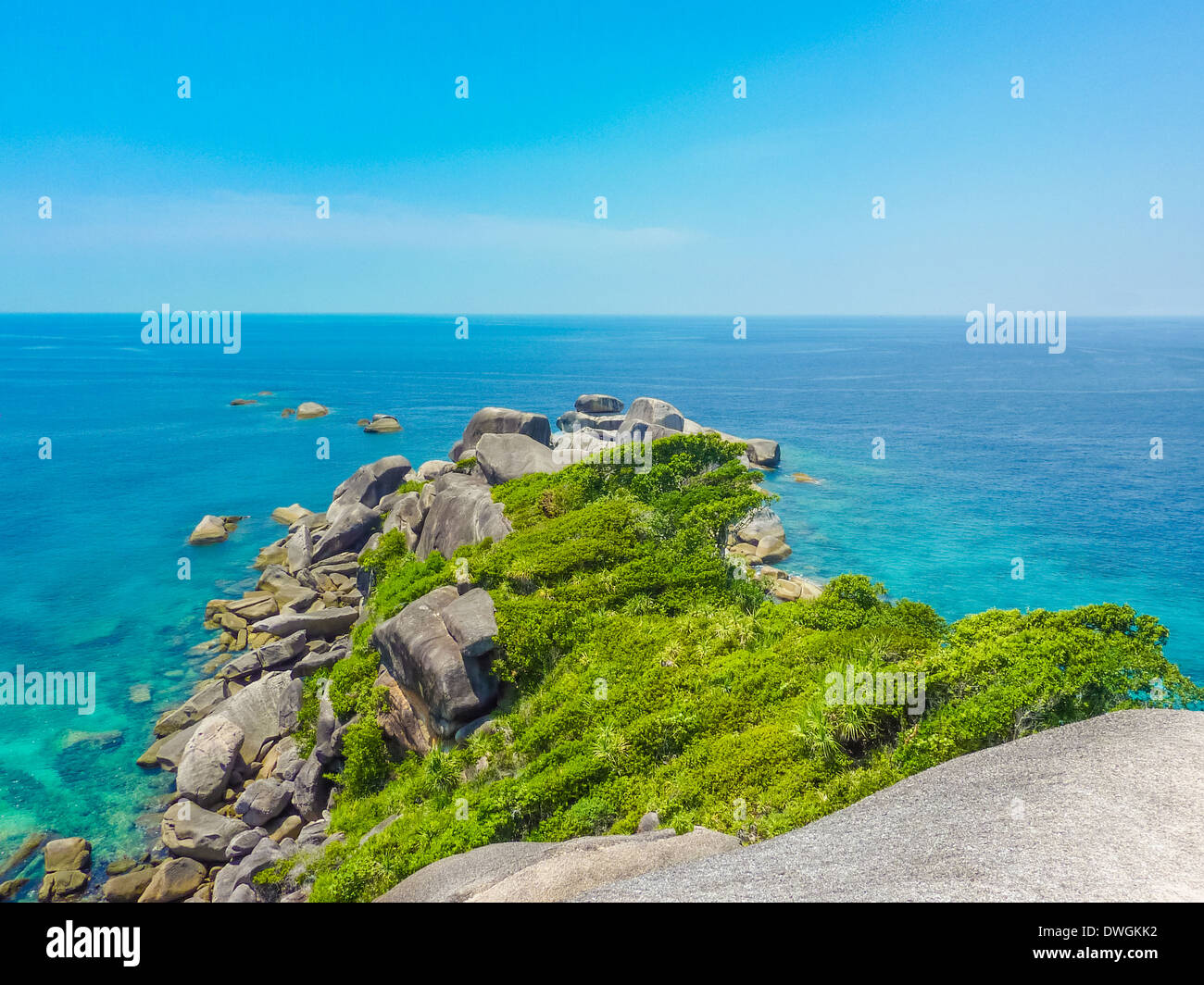 Similan Island Beach View, Koh Eight, Thailand Stock Photo