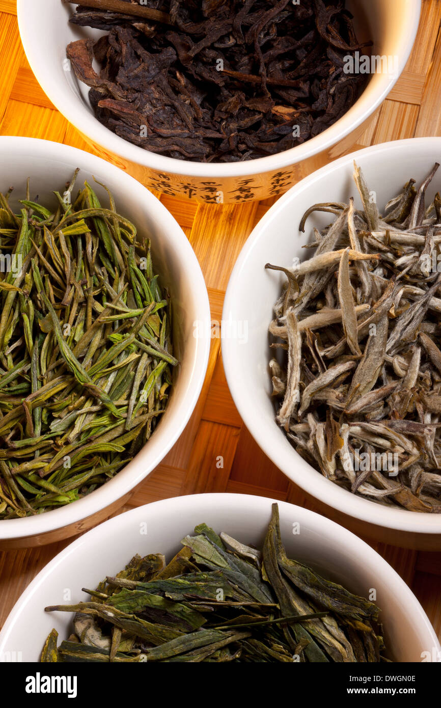 A selection of Chinese Herbal Teas Stock Photo Alamy