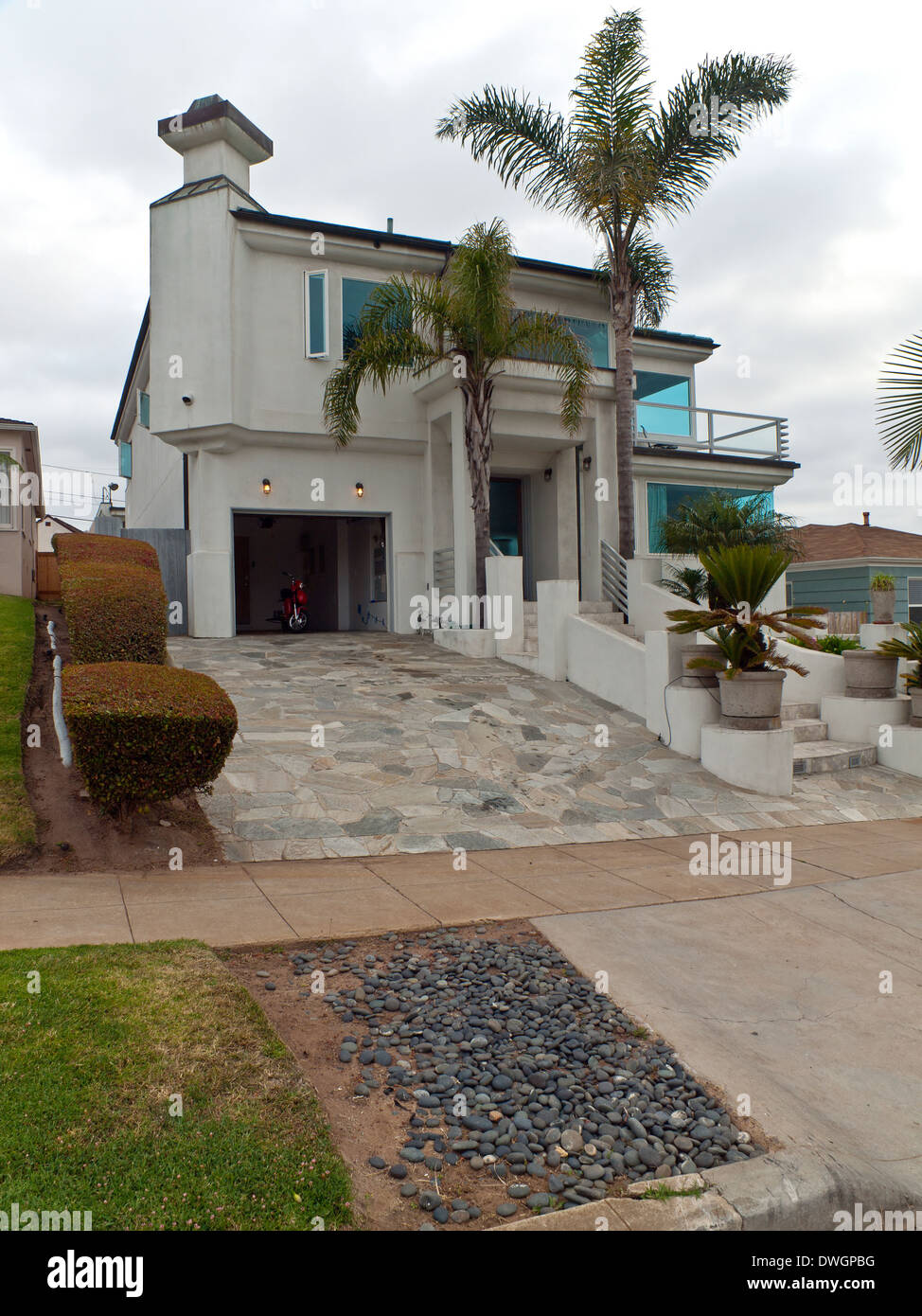 Mansion house in a suburb of Point Loma San Diego CA Stock Photo Alamy