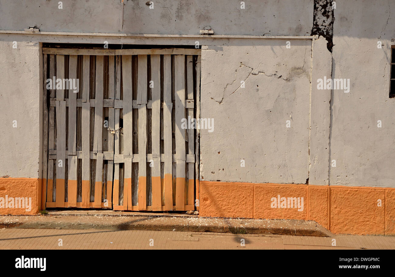 Wall, Angola, Africa Stock Photo