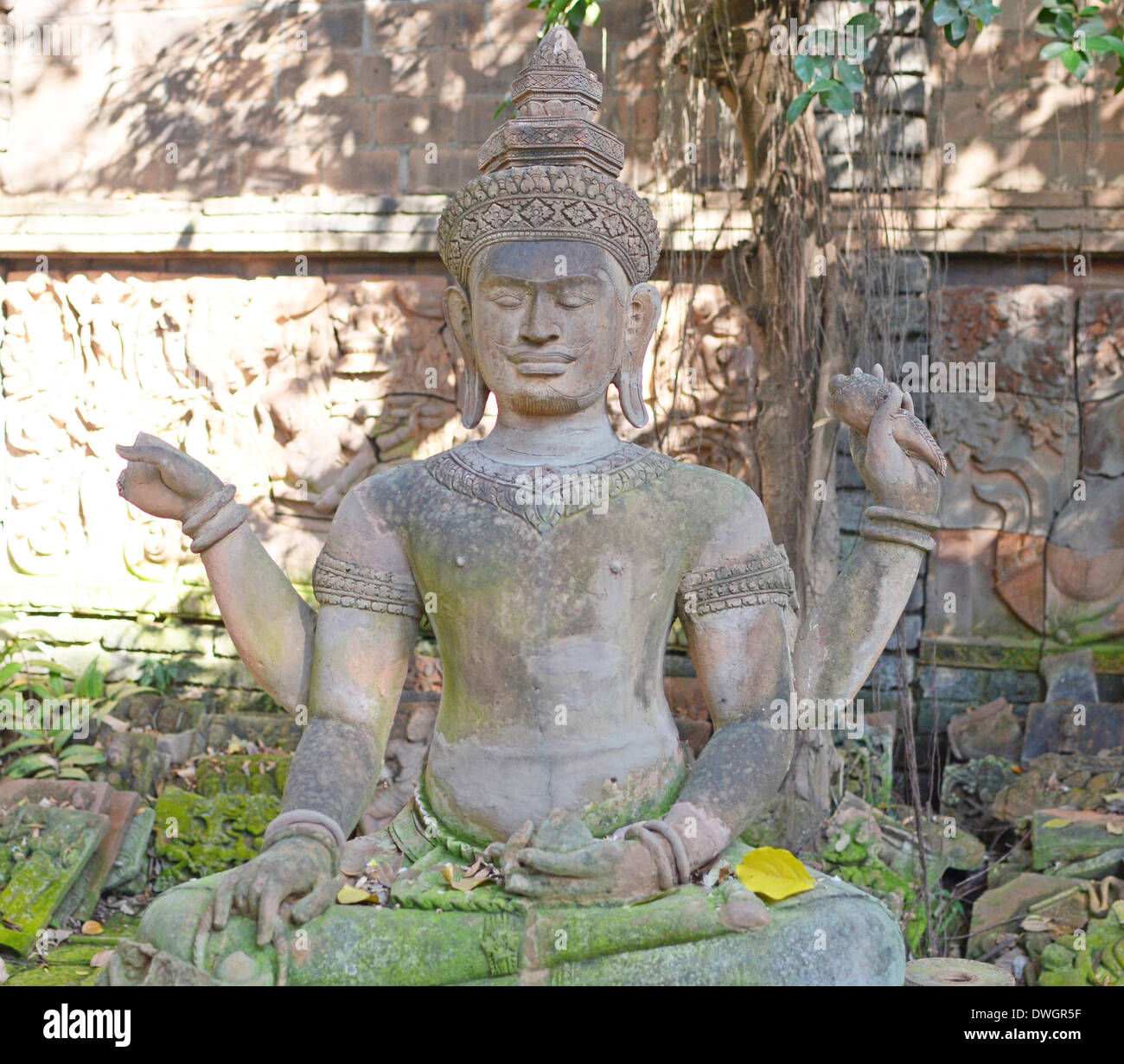 Buddha statue in the garden Stock Photo Alamy