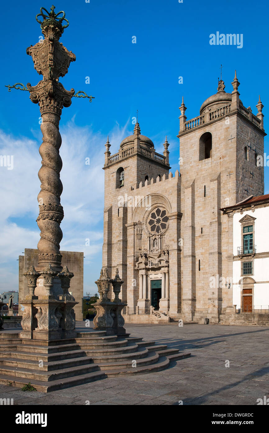 Da Se Cathedral, Porto Stock Photo