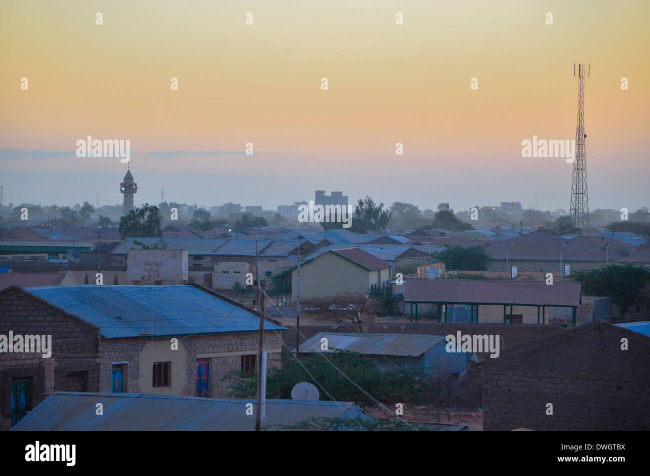 Sunrise, Berbera, Somaliland Stock Photo