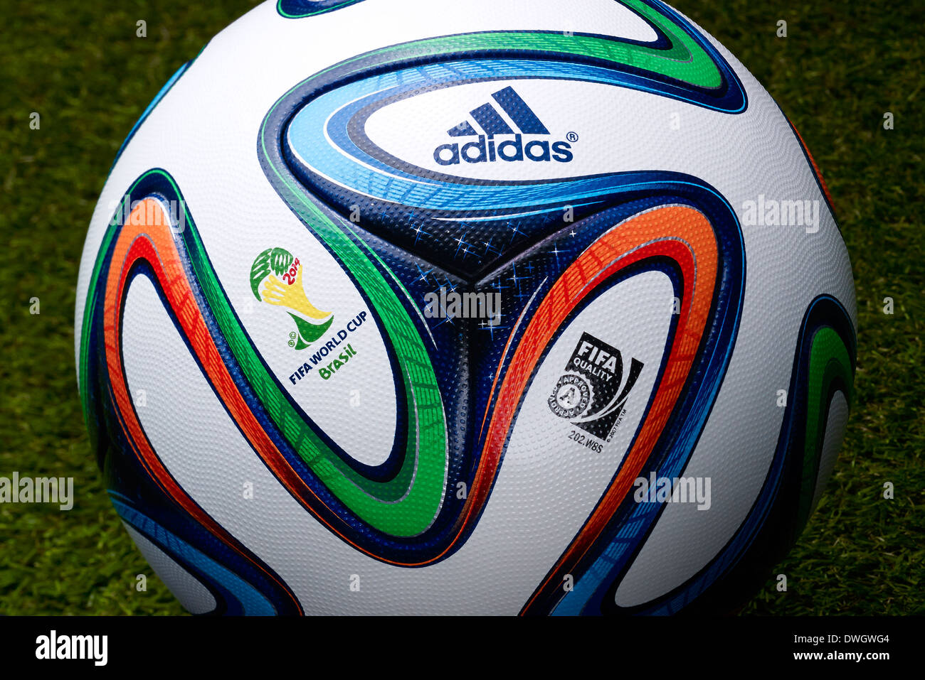 Brazuca, official matchball of FIFA World Cup Brazil 2014 Stock Photo