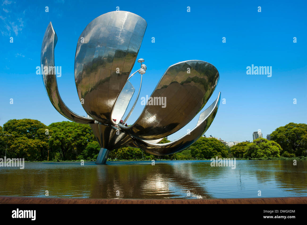 Buenos Aires, Floralis Generica Stock Photo