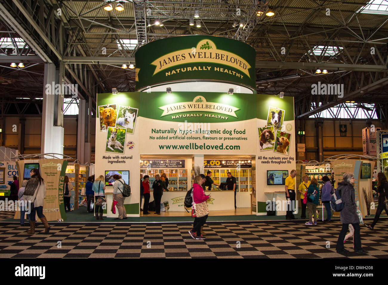 Photo's taken at the 2014 Crufts show in Birmingham UK Stock Photo