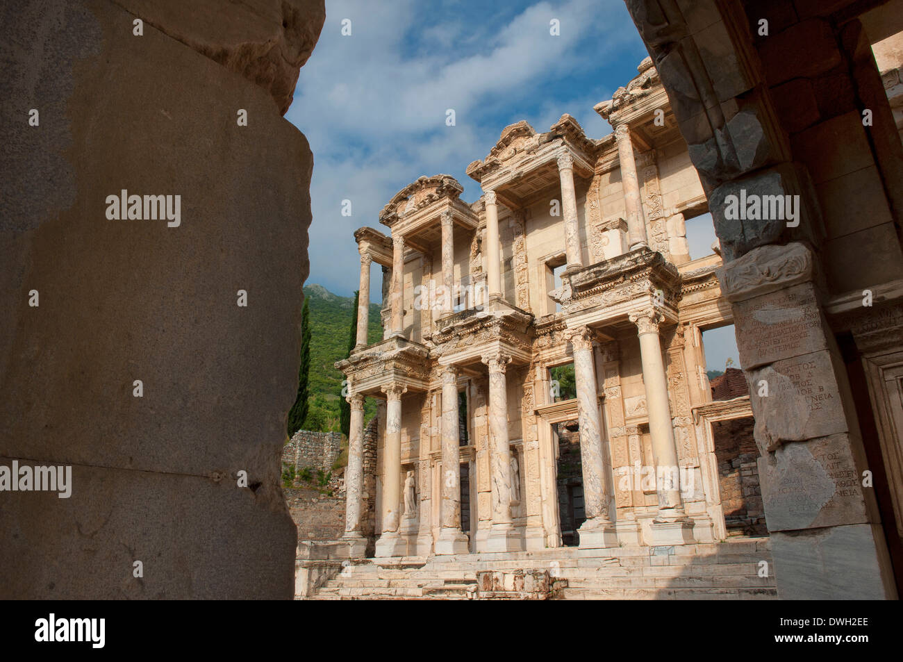 Library of Celsus, Ephesus Stock Photo