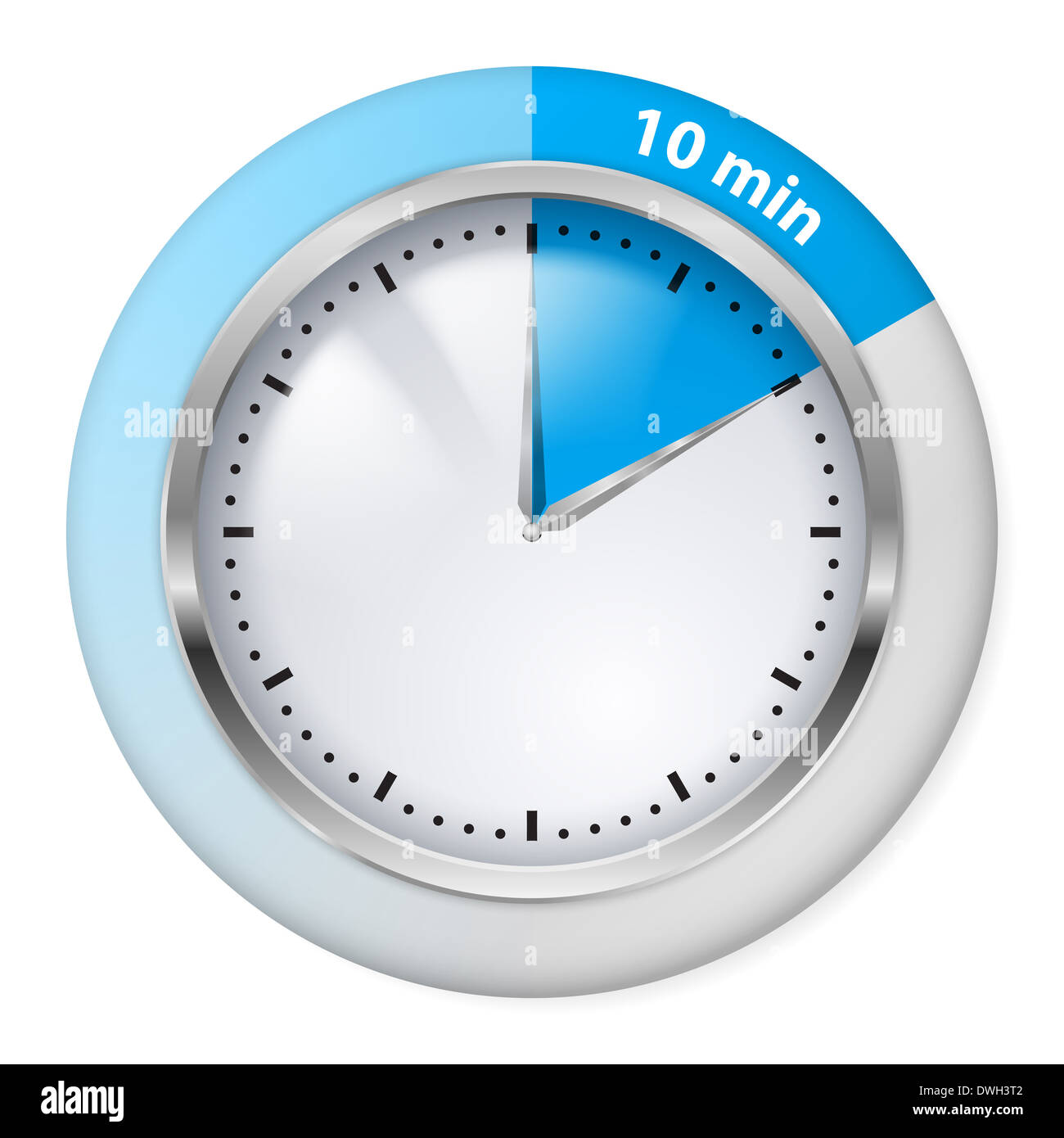 blue timer icon ten minutes illustration on white stock photo timer ten minutes