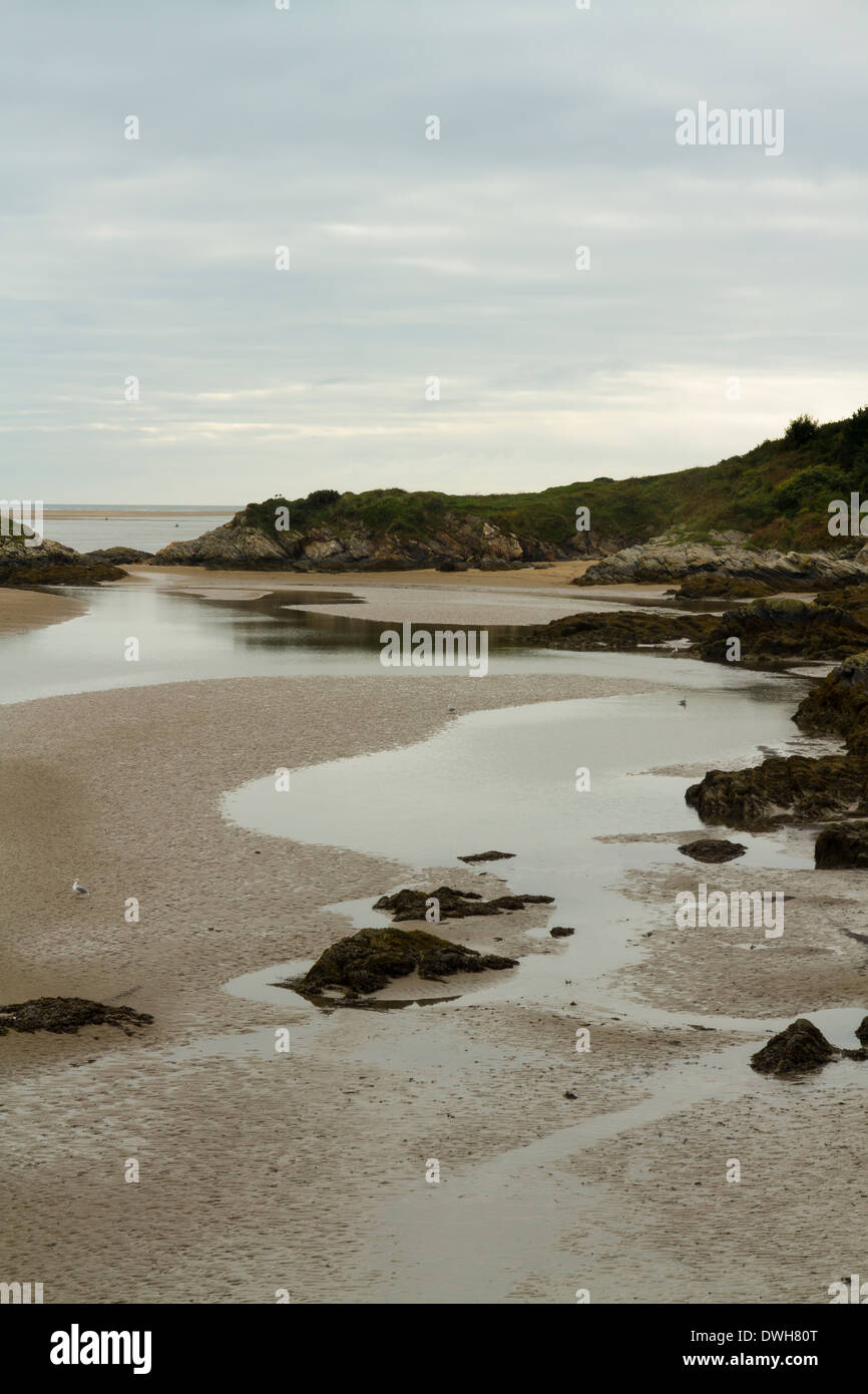 Beach at Borth y Gest, near Porthmadog, Gwynedd, Wales, United Kingdom ...