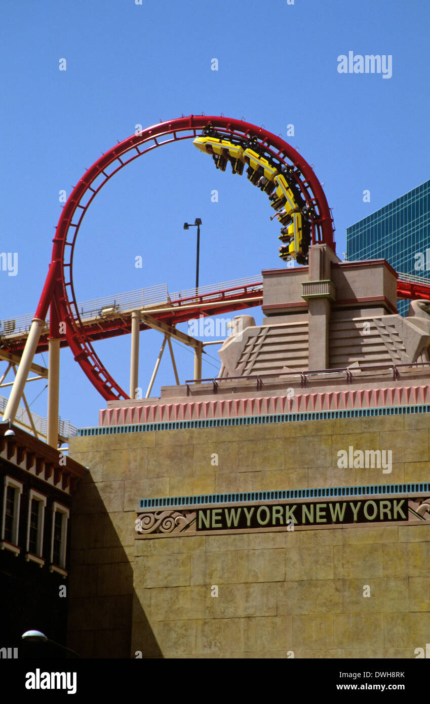 Ride The Roller Coaster at NY NY On The Las Vegas Strip!