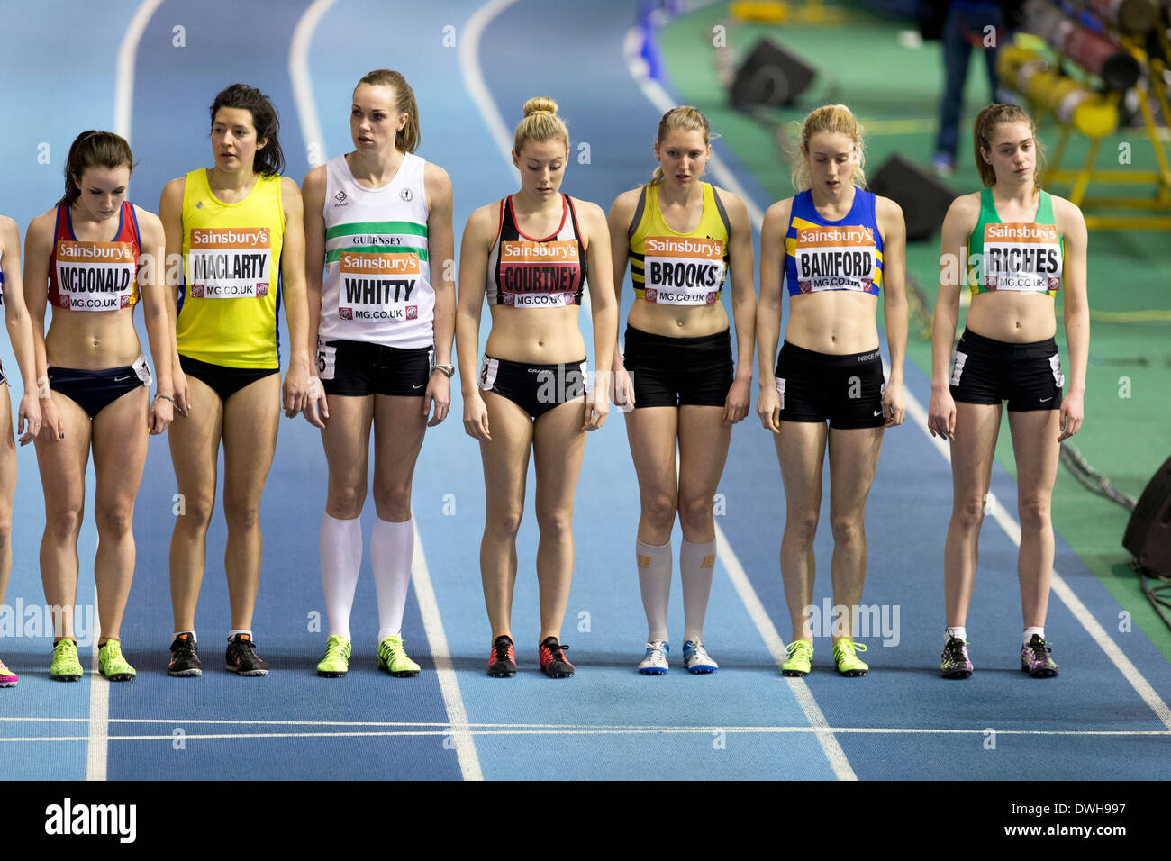 1500m Women Final British Athletics Indoor Championships, Sheffield