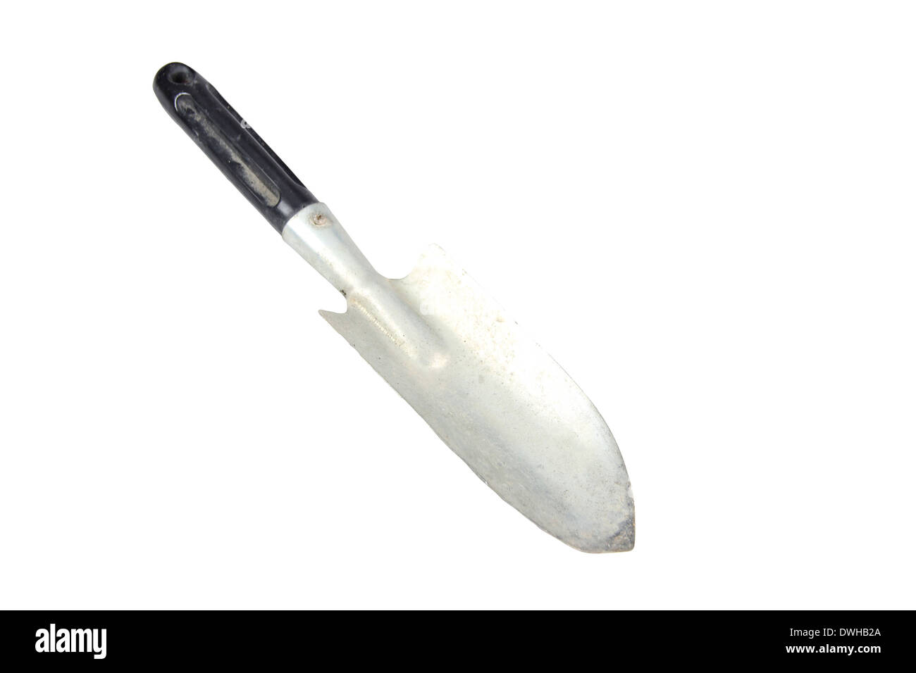 Garden tool trowel isolated on white background. Stock Photo